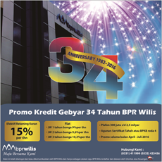 Gebyar 34 tahun BPR Wilis