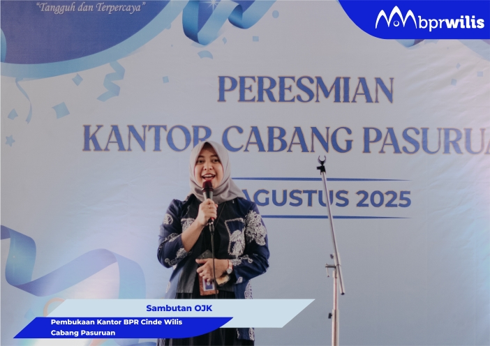 Sambutan OJK dalam Acara Peresmian Kantor Cabang Pasuruan pada Hari Jumat, 8 Agustus 2025