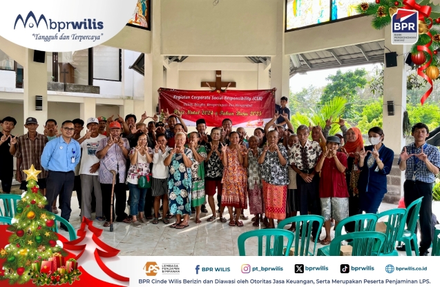 Kegiatan CSR BPR Wilis Kantor Pusat Operasional di Gereja Katolik Santa Theresia Kanak-Kanak Yesus