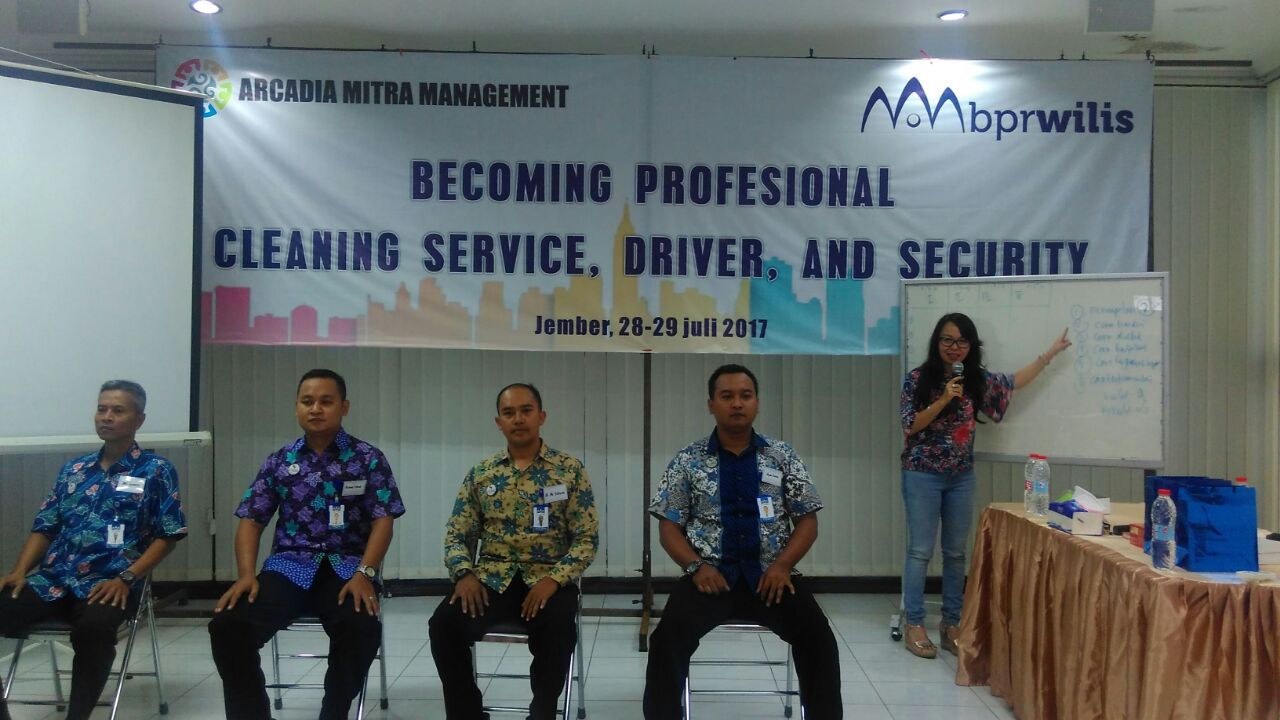 Becoming Profesional Cleaning Service, Driver, and Security