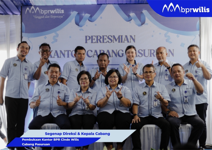 Segenap Direksi dan Kepala Cabang dalam Acara Peresmian Kantor Cabang Pasuruan pada Hari Jumat, 8 Agustus 2025