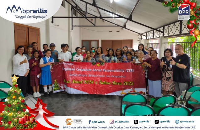 Kegiatan CSR BPR Wilis Cabang Lumajang di Gereja Katolik Ratu Damai
