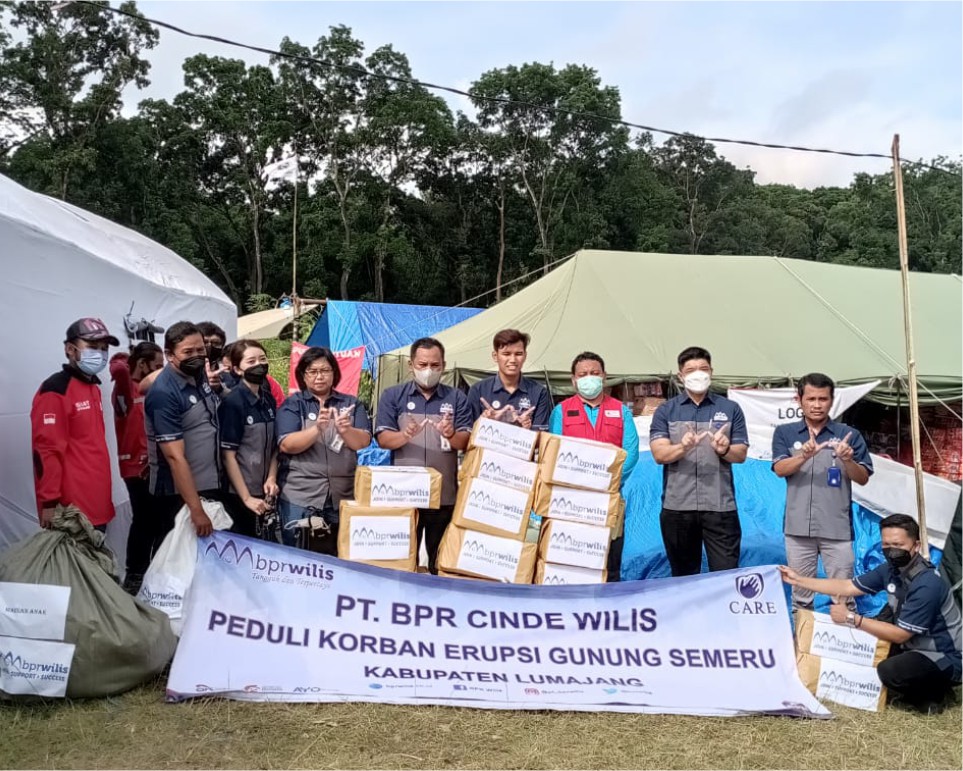 BPR Wilis Peduli Korban Erupsi Semeru